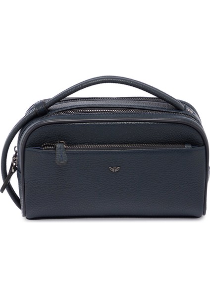 Lacivert Hakiki Deri Erkek Portföy Çantası - S1PC00021510-A38