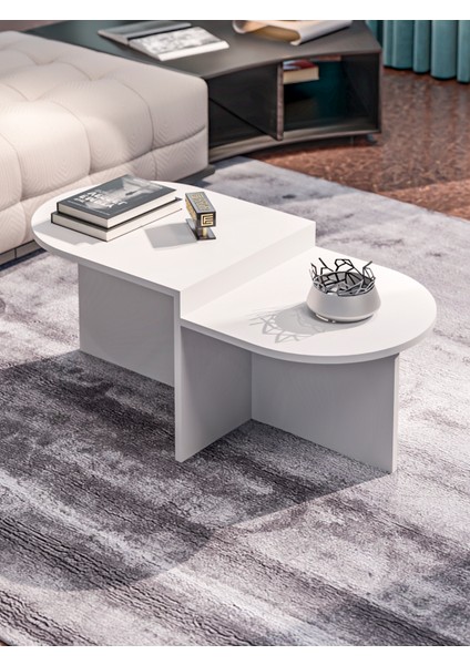 Orta Sehpa Yan Sehpa Tekli Setro