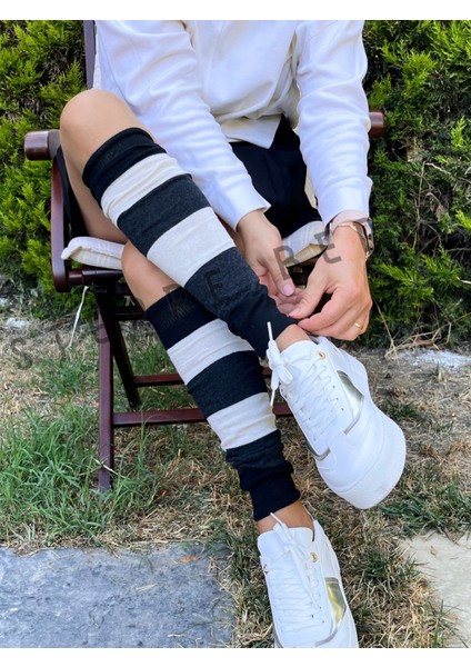 Yeni Sezon Kadın Çizgili Tozluk Çorap