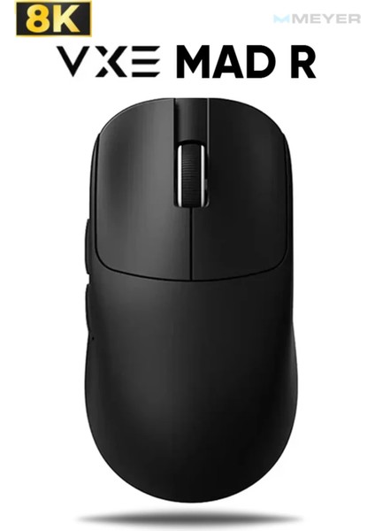 Vxe Mad R 8k Kablosuz Oyuncu Mouse PAW3395 Nordic NRF52840 200 Mah (8k Dongle Hediye)