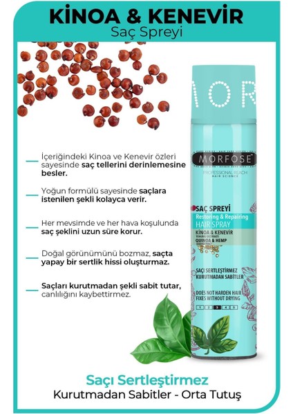Kinoa Şekillendirici Saç Spreyi 250 ml Doğal Görünümle Güçlü Tutuş Sağlar fiyatları