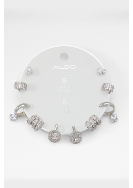 Fivelookss Kadın Küpe - Metalik