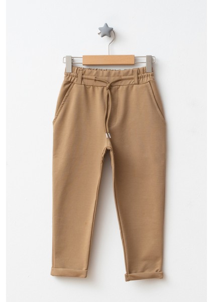 Unisex Kemer Köprülü Duble Paça Çocuk Eşofman Altı