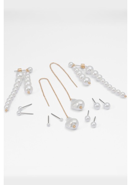 Luminna Kadın Küpe - Beyaz