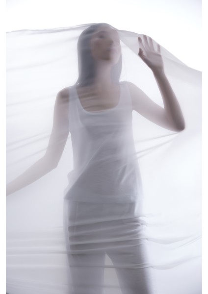 Kadın Modal Kolsuz Kalın Askılı Atlet