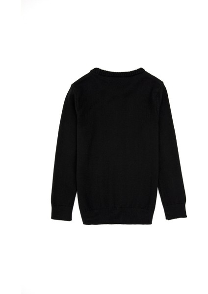 Erkek Çocuk Siyah Kazak /triko 50315586-VR046 fiyatları