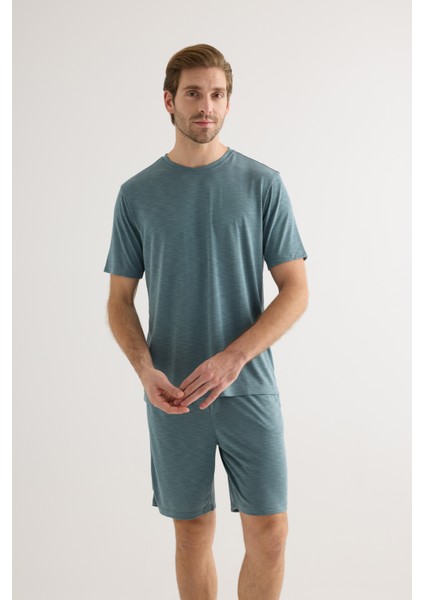 Erkek Modal Kısa Kollu T-Shirt