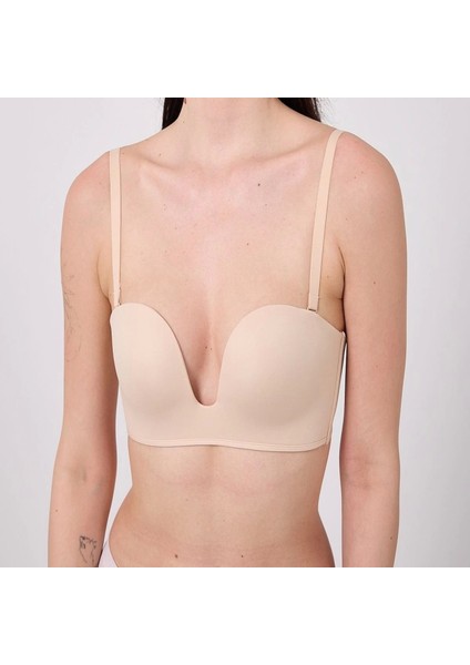 MSF05 Destekli V Dekolte Lazer Kesim Sütyen modelleri