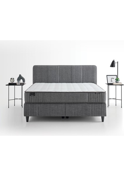 Bedding Wool Sense Yatak - Baza - Başlık Set - Koyu Gri fiyatları