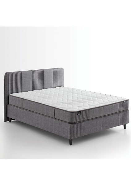 Bedding Wool Sense Yatak - Baza - Başlık Set - Koyu Gri modelleri