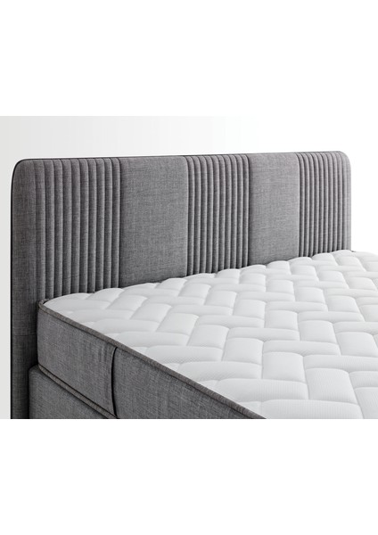 Bedding Wool Sense Yatak - Baza - Başlık Set - Koyu Gri indirimleri