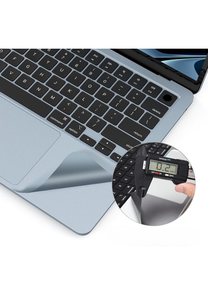 Macbook Air M4-M3-M2 15 Inç Sticker Film Koruyucu Touchpad Trackpad (15.3” Air) A2941 A3114 A3241 ile Uyumlu fırsatları