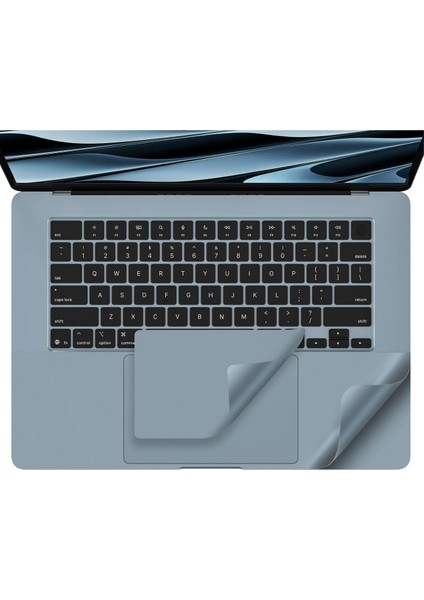 Macbook Air M4-M3-M2 15 Inç Sticker Film Koruyucu Touchpad Trackpad (15.3” Air) A2941 A3114 A3241 ile Uyumlu indirimleri