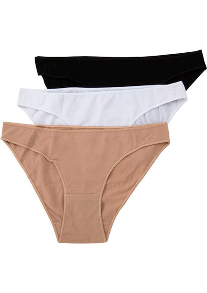 Kadın Pamuklu 3lü Slip Kulot fiyatları