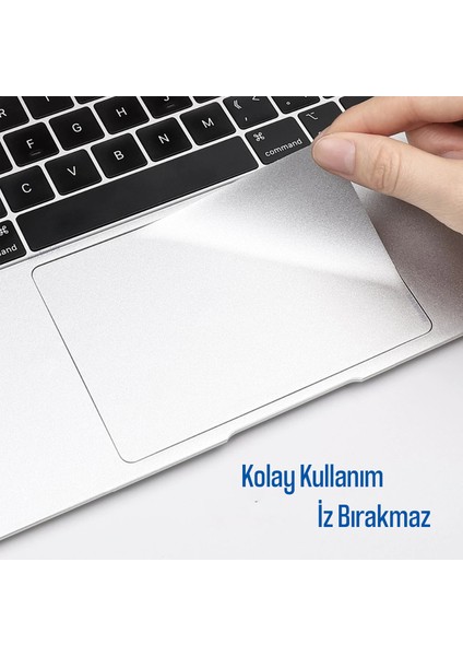 Macbook Air M4-M3-M2 15 Inç Sticker Film Koruyucu Touchpad Trackpad (15.3” Air) A2941 A3114 A3241 ile Uyumlu