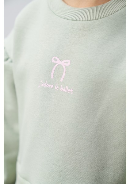 Baskılı Brode Detaylı Kız Çocuk Alt Üst Takım fırsatları