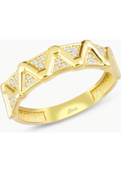 Zig Zag Altın Yüzük