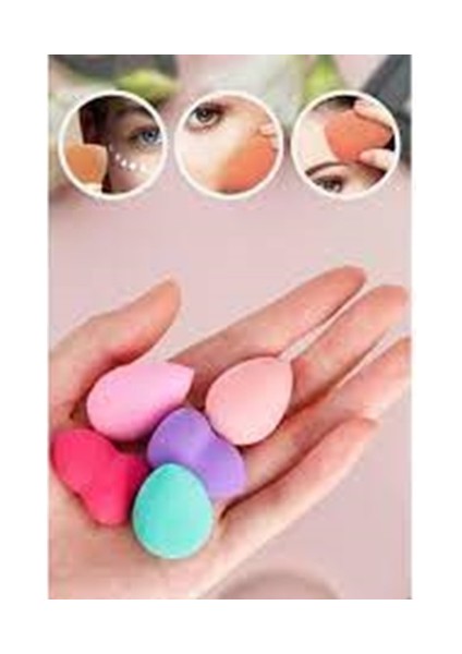 Lilyth Armut Makyaj Sünger Seti | 6’lı Yumuşak ve Dayanıklı Fondöten & Makyaj Süngeri indirimleri