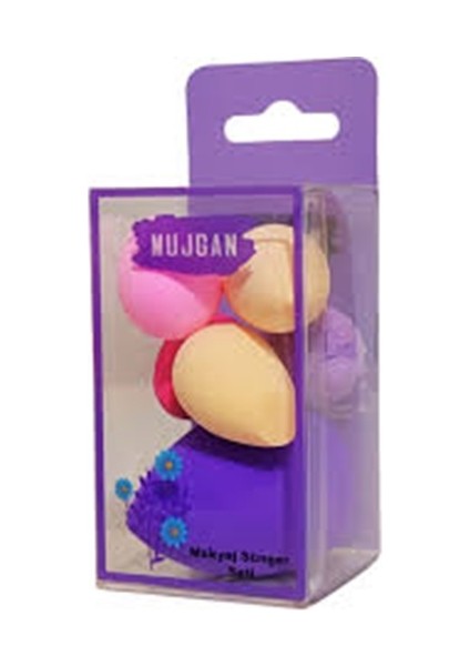 Lilyth Armut Makyaj Sünger Seti | 6’lı Yumuşak ve Dayanıklı Fondöten & Makyaj Süngeri