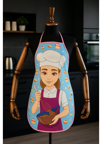 Dijital Baskılı Su Sıvı Geçirmez Leke Tutmaz Mutfak Önlüğü Watermelon