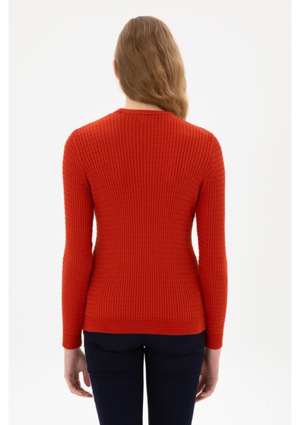 Kadın Kiremit Kazak /triko 50307763-VR031 indirimleri