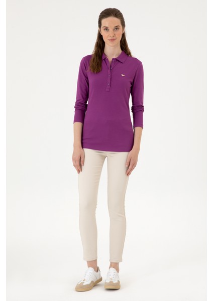 Kadın Menekşe Sweatshirt 50313593-VR037 fırsatları