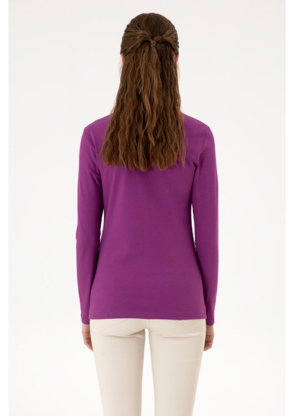 Kadın Menekşe Sweatshirt 50313593-VR037 indirimleri