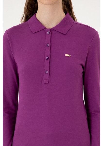 Kadın Menekşe Sweatshirt 50313593-VR037