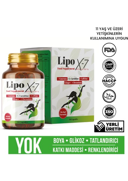 Bitkisel Takviye – L-Karnitin, Garcinia, Zencefil ve Krom İçerikli 30 Kapsül