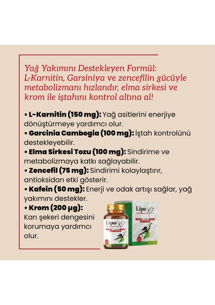 Bitkisel Takviye – L-Karnitin, Garcinia, Zencefil ve Krom İçerikli 30 Kapsül fırsatları