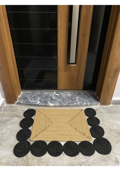 1VENEDIK Serisi Jüt, Desenli Kapı Önü, Paspası, Banyo Paspası, Balkon Paspası / Hediyelik, Ev Eşyası. fırsatları