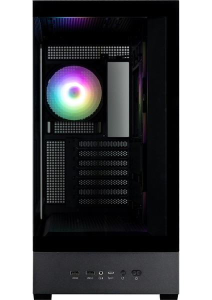 P40 Ds Black Atx Mıd Tower Sıyah Kasa 2 x USB 3.0, 1 x USB Type-C,1 x Mikrofon, 1 x Kulaklık, 4x 120MM Argb Fan modelleri