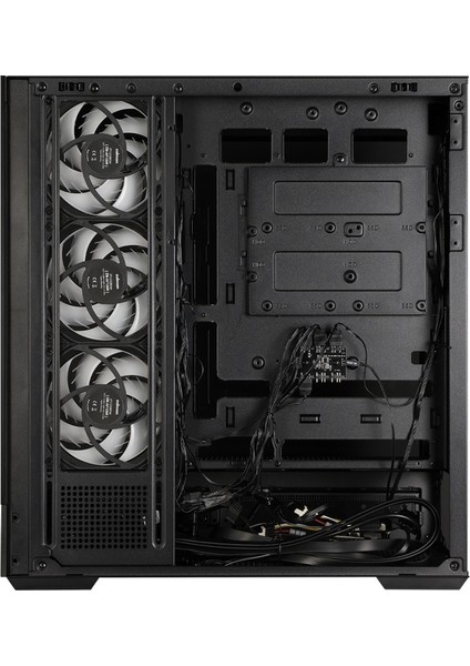 P40 Ds Black Atx Mıd Tower Sıyah Kasa 2 x USB 3.0, 1 x USB Type-C,1 x Mikrofon, 1 x Kulaklık, 4x 120MM Argb Fan