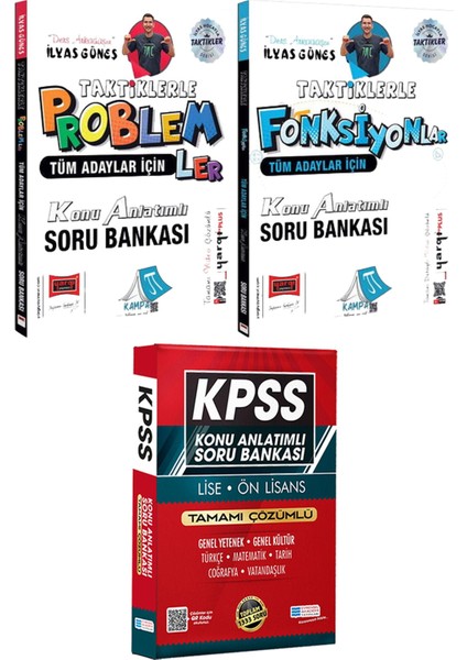 Taktiklerle Problemler Fonksiyonlar Ilyas Güneş - Lise Önlisans Konu Ant. Soru