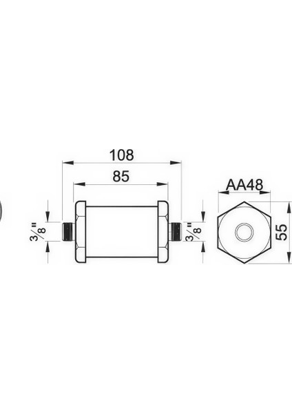 310201200148 Tek Mıknatıslı Manyetik Kireç Önleyici fiyatları