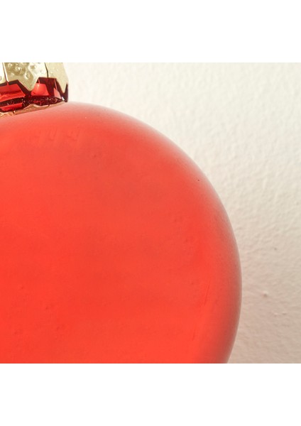 Christmas Yılbaşı Süsü 12'li Kırmızı (6 cm) indirimleri