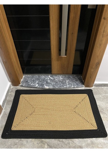 1VENEDIK Serisi Jüt, Desenli Kapı Önü, Paspası, Banyo Paspası, Balkon Paspası / Hediyelik, Ev Eşyası.