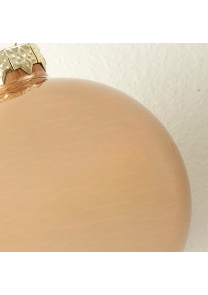 Christmas Yılbaşı Süsü 12'li Kahverengi (6 cm)