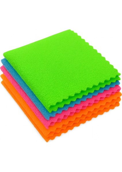 Lazer Kesim (Piko Desenli) 8'li Mikrofiber Bez Mikro Fiber Temizlik Bezi 30 x 30 cm fiyatları