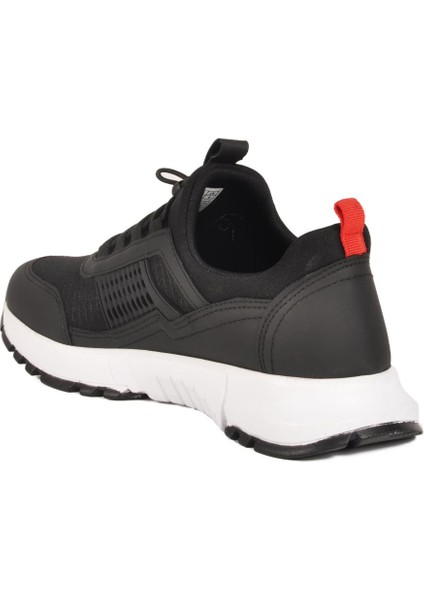 Nans 6006 G Siyah-Kırmızı Fileli Kilit Bağcıklı Unisex Spor Ayakkabı fırsatları