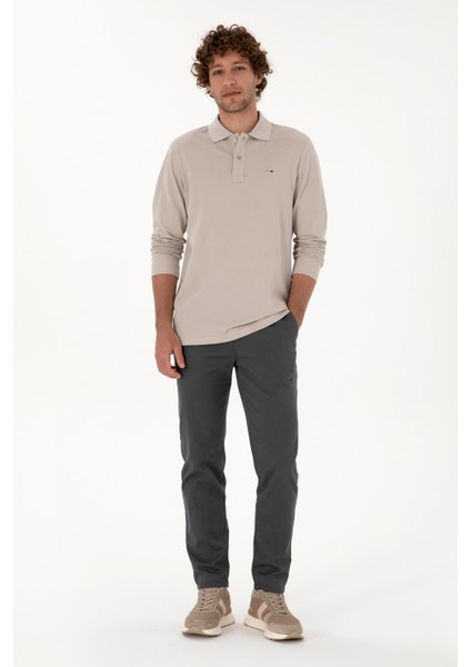 Erkek Gri Pantolon (Kanvas-Chino) 50316831-VR024 modelleri