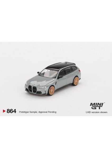 864 Bmw M3 Competition Touring Brooklyn Grey MGT00864-L 1/64 Model Araba