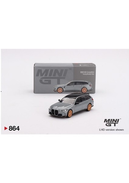 864 Bmw M3 Competition Touring Brooklyn Grey MGT00864-L 1/64 Model Araba modelleri