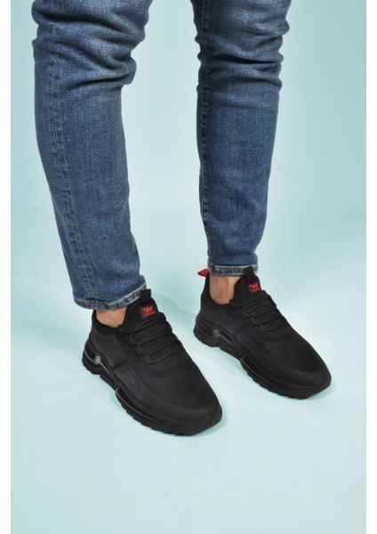 Than 836 M Siyah-Kırmızı Fileli Erkek Spor Ayakkabı modelleri