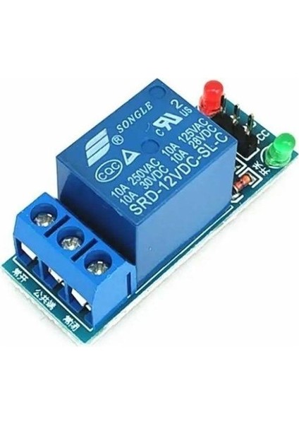 Tek Yön 1-Way Relay Module 12V Röle Modül Düşük Seviye Tetikleme Rölesi
