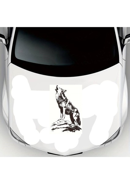 Uluyan Bozkurt Oto Kaput Sticker 40 x 60 cm