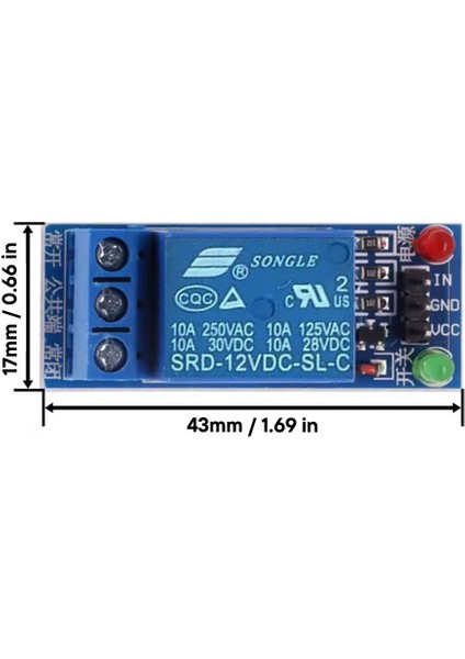Tek Yön 1-Way Relay Module 12V Röle Modül Düşük Seviye Tetikleme Rölesi fırsatları