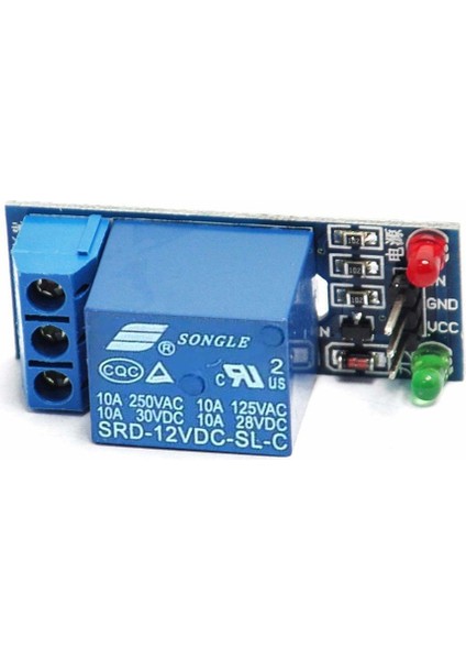 Tek Yön 1-Way Relay Module 12V Röle Modül Düşük Seviye Tetikleme Rölesi
