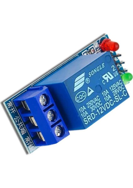 Tek Yön 1-Way Relay Module 12V Röle Modül Düşük Seviye Tetikleme Rölesi