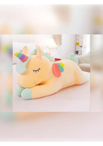 Uyku ve Oyun Arkadaşı Peluş Unicorn 55 cm